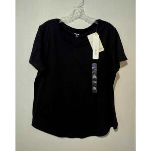 NWT Starting Point Super Soft Short Sleeve Tee Black Size XL